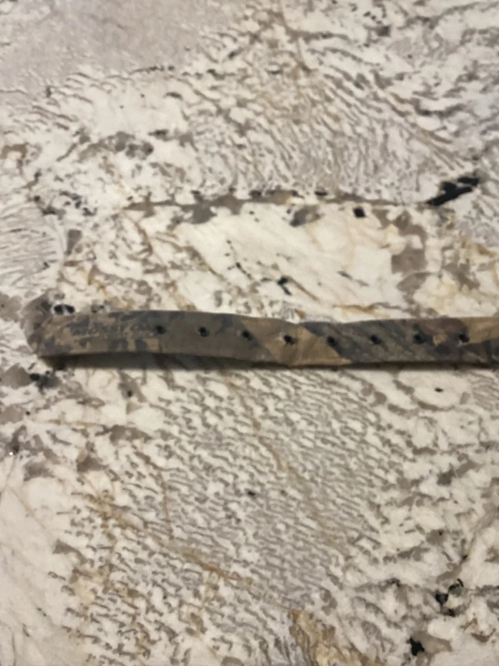 Mossy Oak Camouflage Leather Belt - Green Brown Camo Size 38